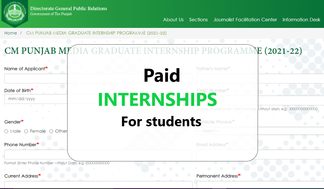 All you need to know about the ‘Paid CM Punjab Internship Program 2021 for Students’