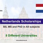 Netherlands Scholarships for International Students 2023 | BS, MS, PhD | 8 Universities