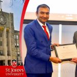 Pakistani professor wins St. John's Unniversity Research Award - 2022 for minimizing digital divide among communities