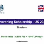 Chevening Scholarship in the UK 2023 – Fully Funded