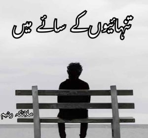 Tanhaiyon Ke Saye Mein Novel By Malaika Raneem Complete